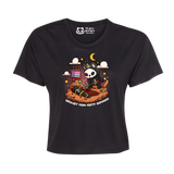 MURDER PARTY CROP TEE