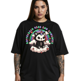 SUNSHINE & RAGE TEE IN BLACK